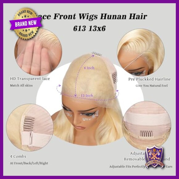 26 Inch Human Hair Lace Front Wig 13x6 Glueless Body Wave High Density main image 5